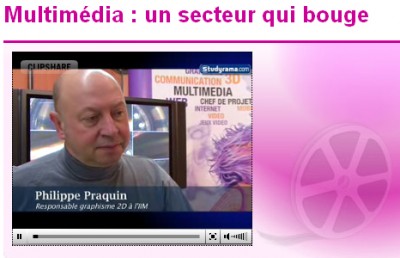 iim institut internet multimedia studyrama secteur bouge philippe praquin - Le Multimédia : Un secteur qui bouge selon Studyrama