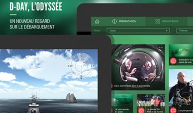 d day odyssee 380x222 - Atomic Soom lance une application en 3D temps réel au cœur du cimetière sous-marin du 6 juin 1944