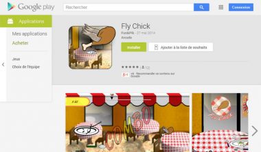 iim google play fly chick 380x222 - Un jeu vidéo shooter 2D réalisé par des étudiants de l'IIM disponible sur Google Play