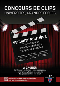 iim jeu concours securite routiere 2014 - Des étudiants de l'IIM réalisent un clip vidéo pour le jeu-concours de la Sécurité Routière