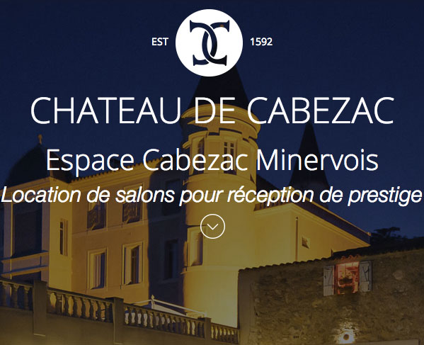 iim site web responsive parallaxe chateau cabezac - Un site web responsive et parallaxe pour le Château de Cabezac