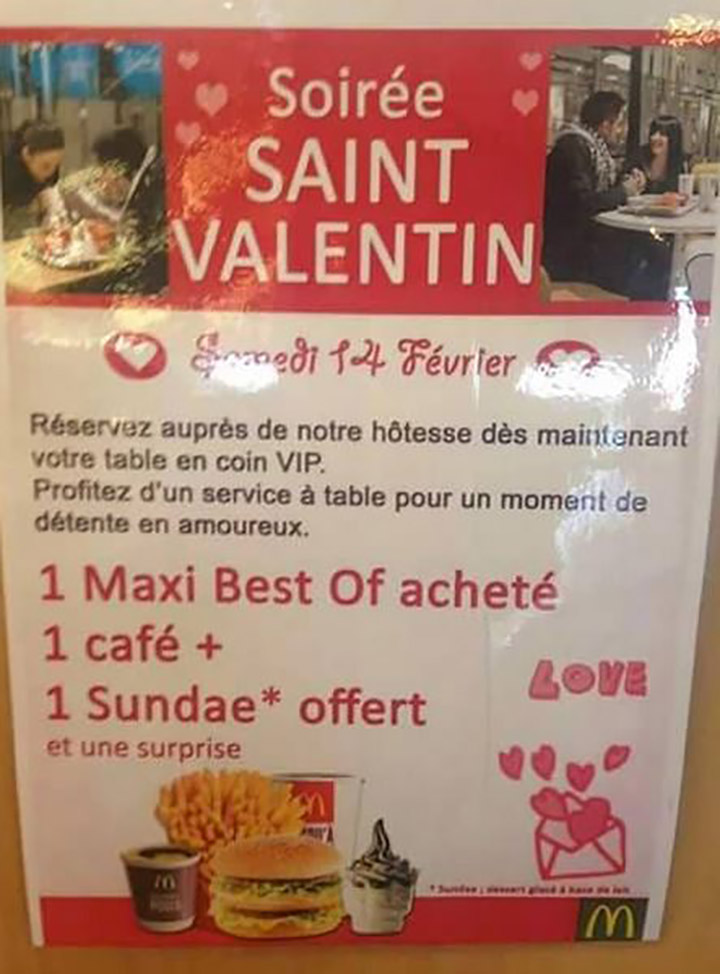 Capture - Quand les marques se la jouent Saint Valentin