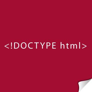 doctype html5 300x300 - Web : Le HTML et le CSS - Guide Prépa #2