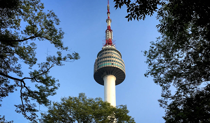 Namsan Tower - Étudier en Corée : Sébastien, promo 2019, en échange à Kyonggi University