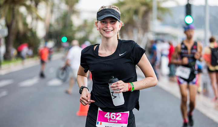 ironman course laura capellier yoann rochette - Laura, promo 2019, deuxième place 18-24 ans lors de la course Ironman de Nice