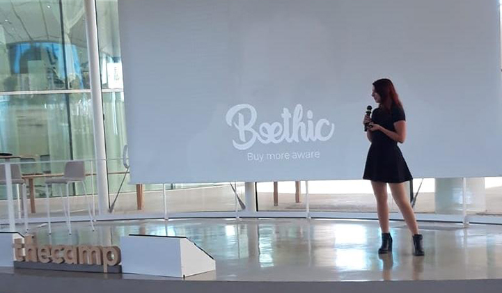 thecamp julie beethic startup iim - Julie, promo 2019, présente sa startup BeEthic à thecamp, le campus des innovateurs